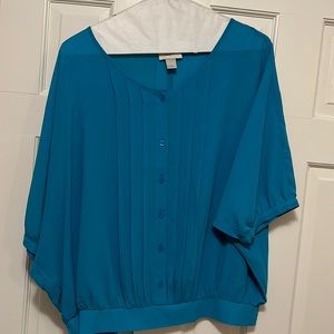 Teal LOFT blouse